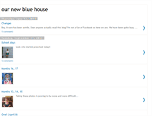 Tablet Screenshot of ournewbluehouse.blogspot.com