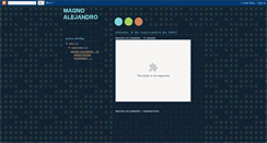 Desktop Screenshot of magno-alejandro.blogspot.com