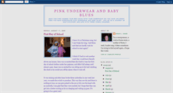 Desktop Screenshot of pinkunderwearbabyblues.blogspot.com