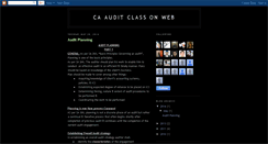 Desktop Screenshot of caauditclass.blogspot.com