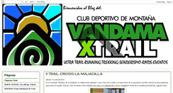 Desktop Screenshot of clubvandamatrail.blogspot.com