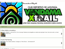 Tablet Screenshot of clubvandamatrail.blogspot.com