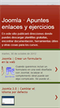 Mobile Screenshot of joomla-apuntes-curso.blogspot.com