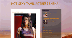 Desktop Screenshot of hot-sexy-tamil-actress-sneha.blogspot.com