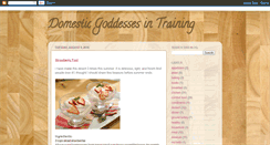 Desktop Screenshot of domesticgoddessesintraining.blogspot.com