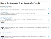 Tablet Screenshot of driversupdated.blogspot.com