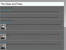 Tablet Screenshot of cleanandpressmikebrown.blogspot.com