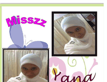 Tablet Screenshot of misszzyana.blogspot.com