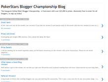Tablet Screenshot of bloggerchampionship.blogspot.com