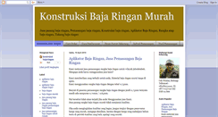 Desktop Screenshot of konstruksibajaringanmurah.blogspot.com