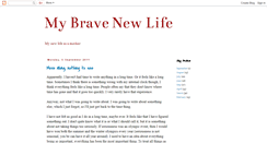 Desktop Screenshot of mybravenewlife.blogspot.com