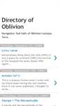 Mobile Screenshot of directoryofoblivion.blogspot.com