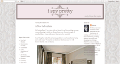 Desktop Screenshot of ispypretty.blogspot.com