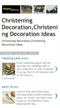 Mobile Screenshot of christeningdecoration.blogspot.com