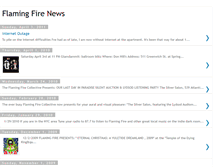 Tablet Screenshot of flamingfirenews.blogspot.com