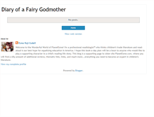 Tablet Screenshot of diaryofafairygodmother.blogspot.com