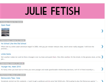 Tablet Screenshot of juliefetish.blogspot.com