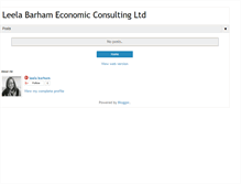 Tablet Screenshot of leelabarhameconomicconsulting.blogspot.com