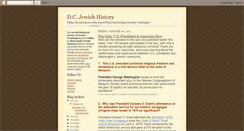 Desktop Screenshot of dcjewishhistory.blogspot.com