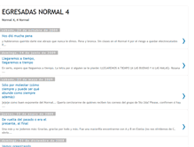 Tablet Screenshot of egresadasnormal4.blogspot.com