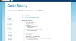 Desktop Screenshot of codebeauty.blogspot.com