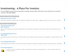 Tablet Screenshot of investmentsg.blogspot.com