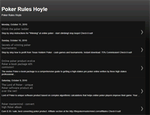 Tablet Screenshot of pokerrules-hoyle.blogspot.com