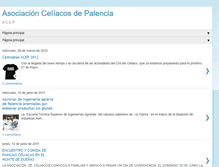 Tablet Screenshot of celiacospalencia.blogspot.com