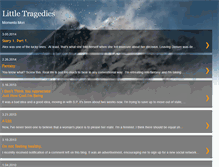 Tablet Screenshot of littletragedies.blogspot.com