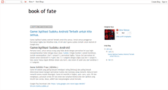 Desktop Screenshot of bookoffate.blogspot.com