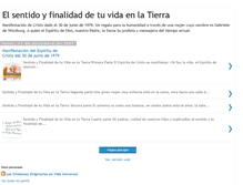 Tablet Screenshot of el-sentido-de-la-vida-humana.blogspot.com