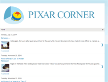 Tablet Screenshot of pixarcorner.blogspot.com