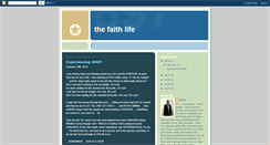 Desktop Screenshot of faithliving.blogspot.com