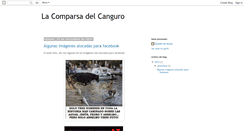 Desktop Screenshot of lacomparsadelcanguro.blogspot.com