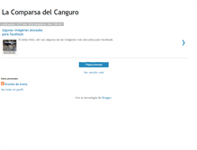 Tablet Screenshot of lacomparsadelcanguro.blogspot.com