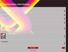 Tablet Screenshot of presentaciones-electronicascch.blogspot.com