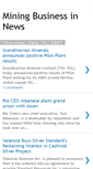 Mobile Screenshot of mining-business-new.blogspot.com