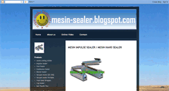 Desktop Screenshot of mesin-sealer.blogspot.com