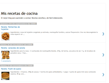 Tablet Screenshot of misrecetascocina.blogspot.com