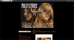 Desktop Screenshot of mileycyrus4-ever-music-download.blogspot.com