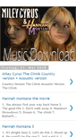 Mobile Screenshot of mileycyrus4-ever-music-download.blogspot.com