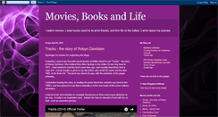 Desktop Screenshot of booksandmoviesandlife.blogspot.com