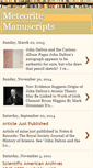 Mobile Screenshot of meteoritemanuscripts.blogspot.com