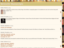 Tablet Screenshot of meteoritemanuscripts.blogspot.com