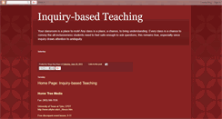 Desktop Screenshot of inquiry-basedteaching.blogspot.com
