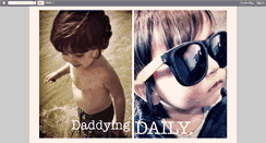 Desktop Screenshot of daddyingdaily.blogspot.com