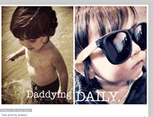 Tablet Screenshot of daddyingdaily.blogspot.com