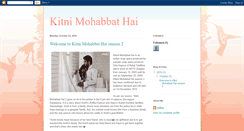 Desktop Screenshot of kitni-mohabbat-hai.blogspot.com