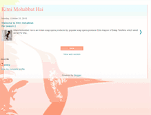 Tablet Screenshot of kitni-mohabbat-hai.blogspot.com