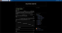 Desktop Screenshot of paxtonboyd93.blogspot.com